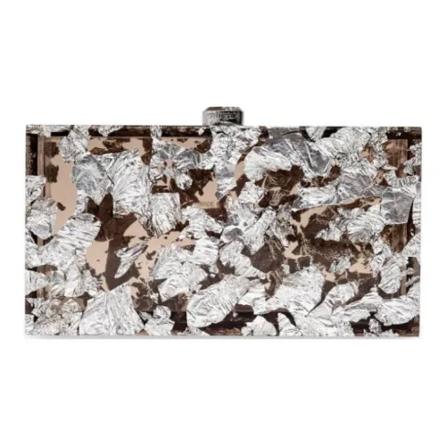 CULT GAIA Clutch из акрилового волокна женский черный и серебряный