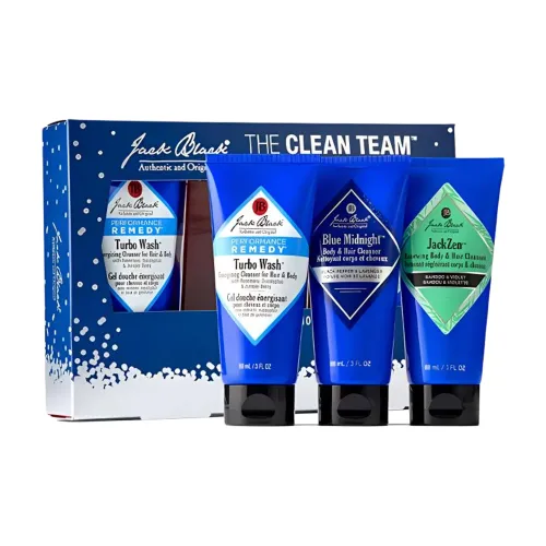 Jack Black Активный Прачечный Уход 2-в-1 Наборы для ухода Чистка Увлажняющий 88 мл+88 мл+88 мл