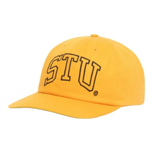 Stussy Хлопковые кепки унисекс желтый черный