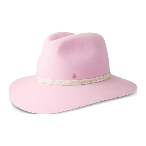 Maison Michel Шерстяной войлок Цилиндры Женские Розовый бабл-гам
