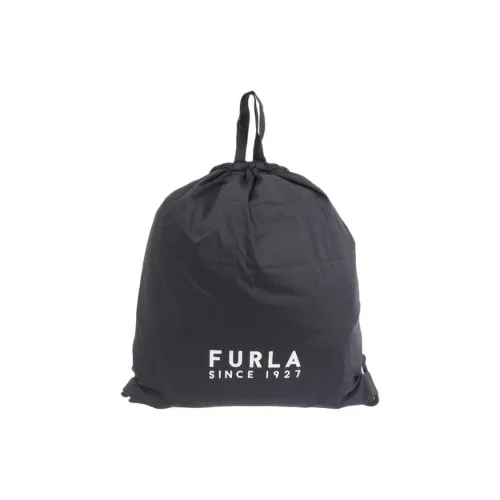 Furla Nylon Backpack Unisex Black