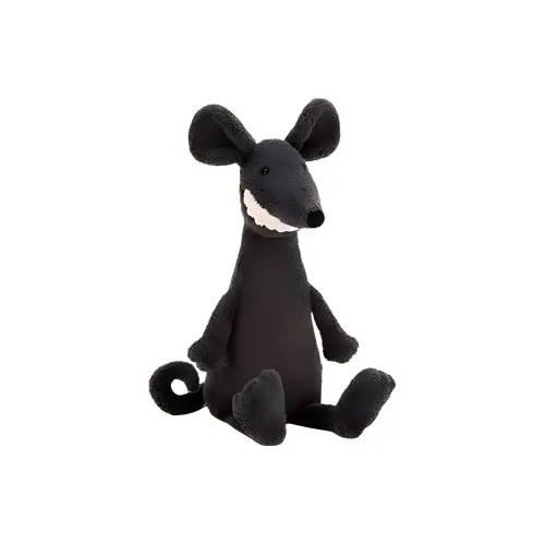 JELLYCAT Smile Big Teeth Collection Naked Toothed Мышка Куклы Плюшевая кукла 36 см Длина тела