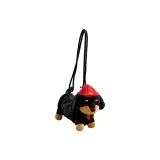 Милый сумка через плечо Pabes Такса - черного цвета