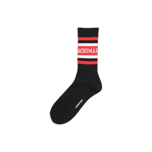 WACKO MARIA FW24 1 шт Черно-красный Унисекс MID Носки до икры
