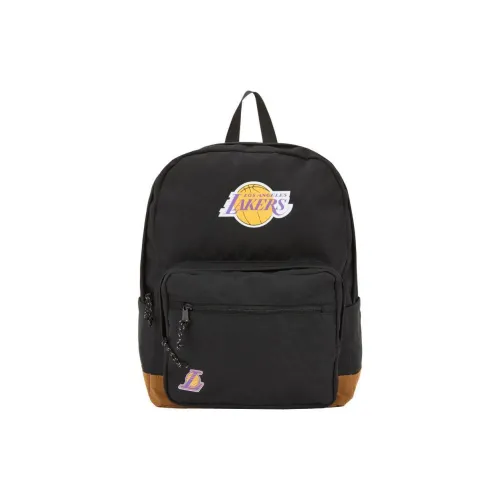 NBA Suede Patchwork Backpack Regular Unisex Black NBA Замша Пэчворк Рюкзак Стандартный Унисекс Черный