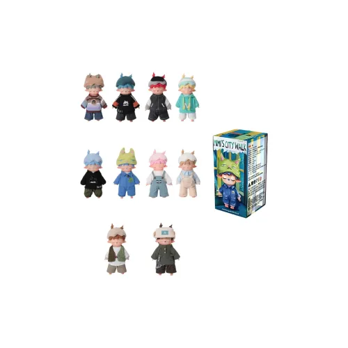 Heyone Mimi Citywalk Collection Tung Chiao Фигурка Слепые коробки Один Blind Коробка Целая коробка 9 шт