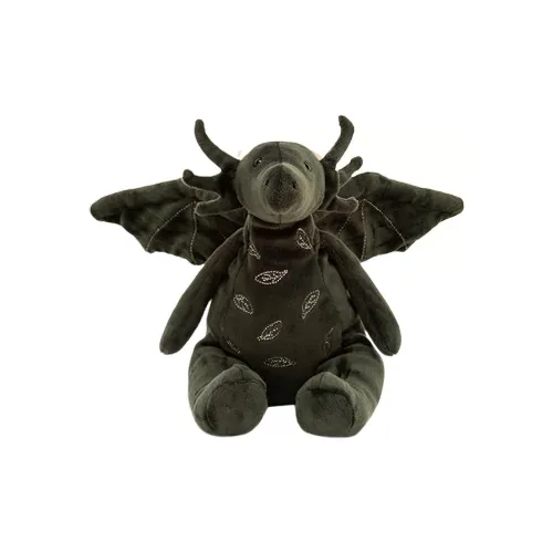 JELLYCAT Mythical Animal Collection Лесной Дракон Летающий Дракон Зеленый Куклы Плюшевая кукла 19 см Рекомендуемая высота в сидячем положении