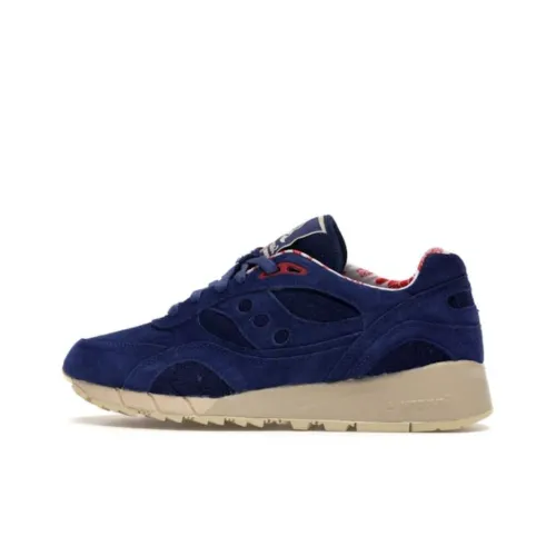 Saucony Shadow 6000 Slip-Resistant Abrasion-Resistant Low Top Casual Running Shoes Unisex Blue Сaucony Shadow 6000 Противоскользящий Устойчивый к истиранию Низкий Топ Повседневные Беговые Кроссовки Унисекс Синий