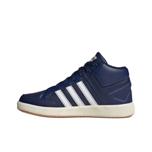 Adidas Cloudfoam All Court Slip-Resistant Low Top Скейтборд Кроссовки Unisex Синий Белый