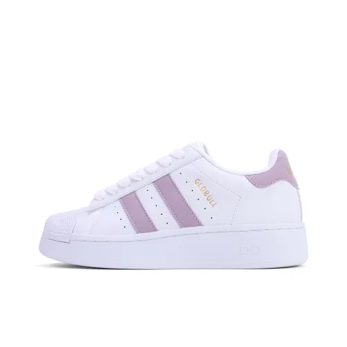 GLO BULL Скейтборд Кроссовки Низкие Белые Пыльно-фиолетовые Женские