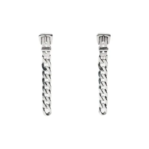 ZARA Стальной Цинковый Латунь Титан Серьги Женские Серебристый