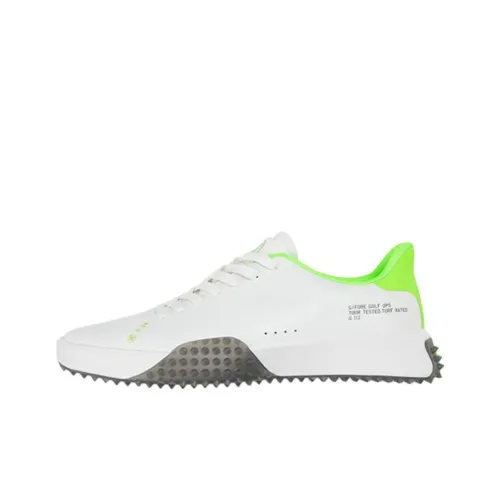 GFORE Slip-resistant Abrasion-resistant Low-top Golf Shoes Men's White Green GFORE Противоскользящая Аbrasion-resistant Низкий Топ Гольф Обувь Мужская Белый Зеленый