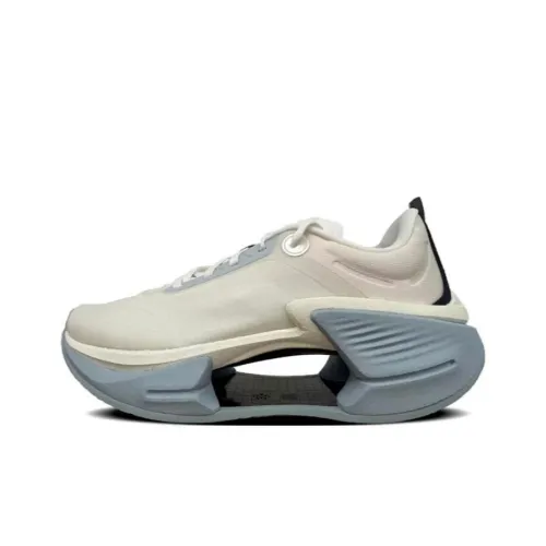 LINING Shadow 3 ESSENTIAL Амортизация Поддержка Отскок Низкий Топ Беговые кроссовки Женские Бежевый Синий