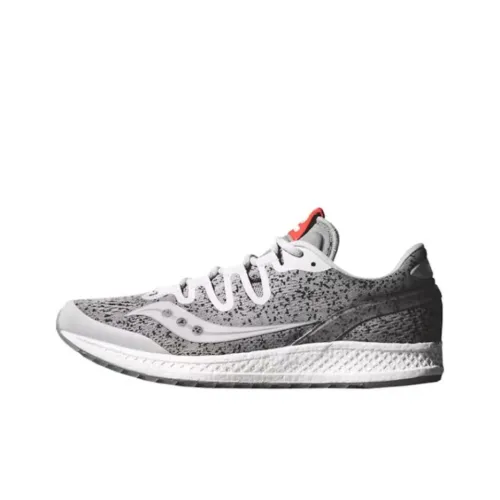 Saucony Slip-resistant Abrasion-resistant Low Top Casual Running Shoes Unisex Gray Сaucony Противоскользящий Устойчивый к истиранию Низкий Топ Повседневные Беговые Кроссовки Унисекс Серый