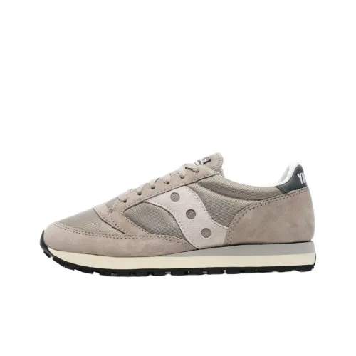 Saucony Jazz 81 Slip-Resistant Abrasion-Resistant Low-Top Беговые кроссовки Унисекс Серый