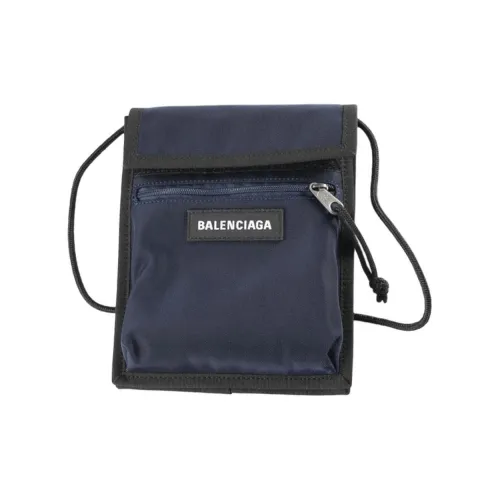 Balenciaga Explorer Nylon Crossbody Bag Shoulder Bag Unisex Navy Blue Баленсиага Эксплорер Нейлон Кроссбоди Сумка Плечевая Сумка Унисекс Морской Синий
