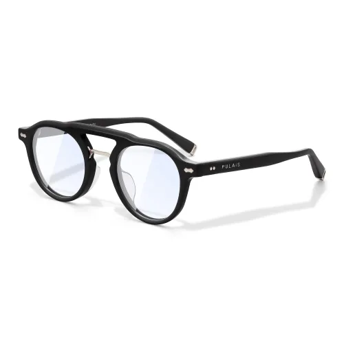 PULAIS Пластиковая оправа Круглые Оправы для очков Мужские