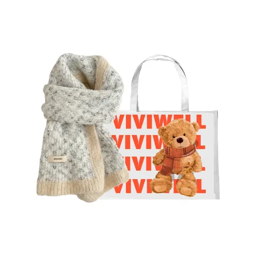 VIVIWELL Полиэфирный трикотаж Шарфы Унисекс