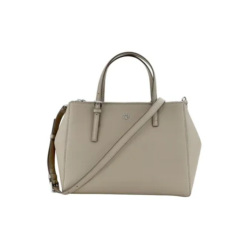 Tory Burch Emerson Кожа Сумка через плечо Сумка Маленькая Женская Серого цвета