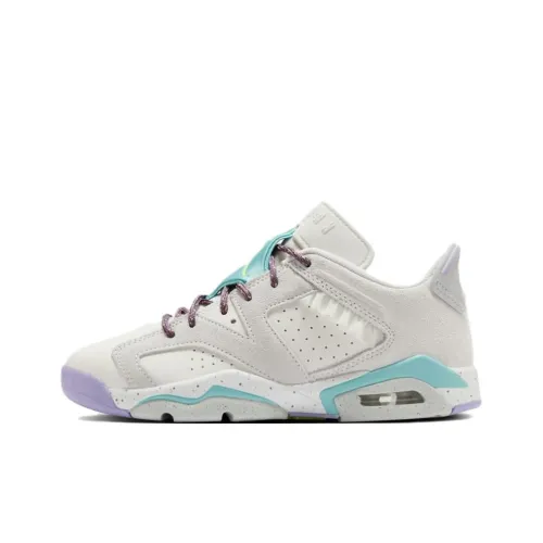 Jordan Air Jordan 6 Ретро LOW Устойчивый к истиранию Низкий Топ Винтажные баскетбольные кроссовки Серый GS