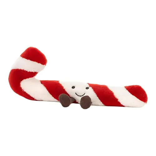 JELLYCAT Christmas Series Food Fun Конфетные палочки Куклы Плюшевая кукла 7 см 22 см Высота