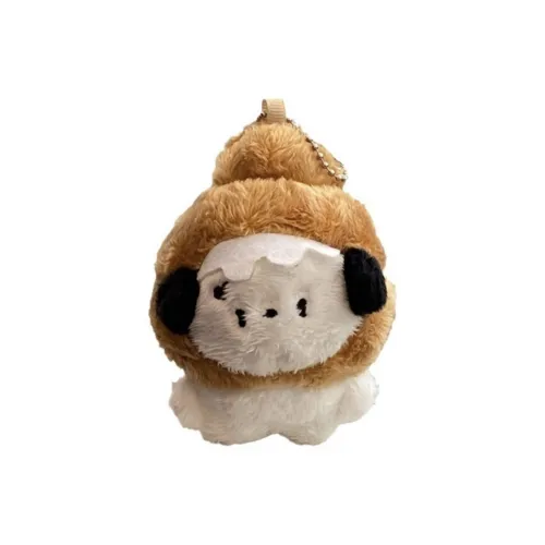 LVXIANZI Креативный Причудливый Biscuit Chef Щенок Брелок Рюкзак Украшение Кукла Плюшевый Подвеска 13 см Высота