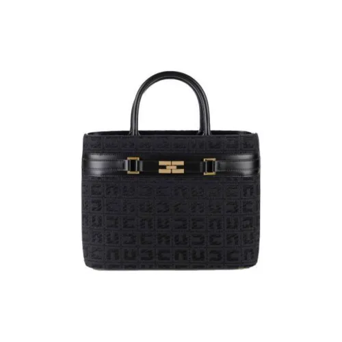 Elisabetta Franchi Хлопок Сумка через плечо Сумка Женская Черная