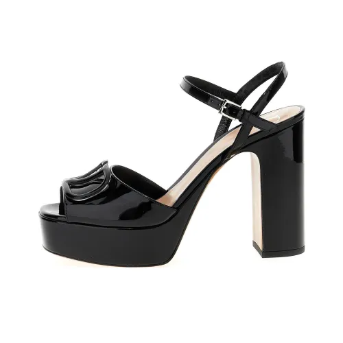 Valentino Vlogo One Ремень Сандалии 11,5 см Женские Черные