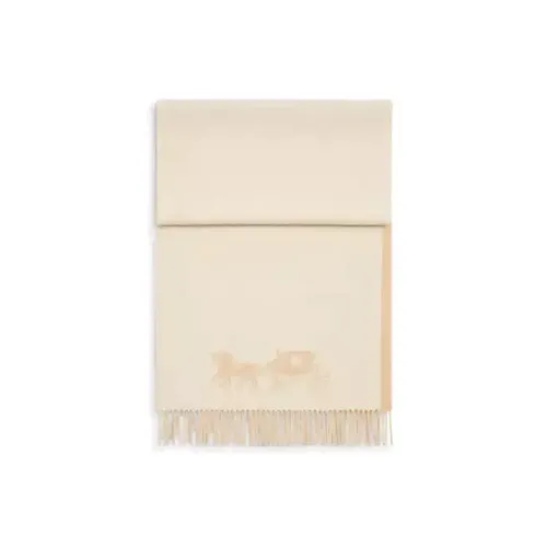 COACH Шерпа Шарфы Унисекс Бежевый