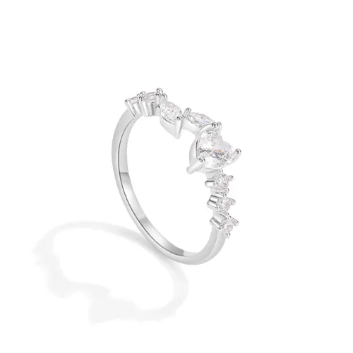 DODOGOGO Сплав Кольца Женское Серебро