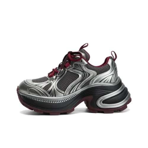 JEEP SPIRIT Амортизаторы Slip-resistant устойчивые к истиранию низкий топ кроссовки с толстой подошвой женские