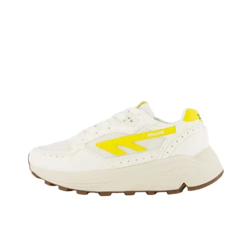 HI Tec Slip Resistant Abrasion Resistant Низкий Топ Повседневная обувь Унисекс Белый Желтый