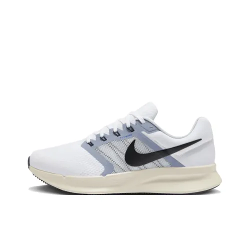 Nike Run Swift 3 Амортизация Устойчивость к истиранию Дышащий Низкий Топ Повседневные Беговые кроссовки Мужские Белый Синий