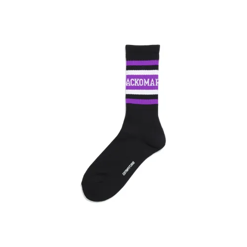 WACKO MARIA FW24 1 шт Черно-фиолетовый Унисекс MID Носки до икры
