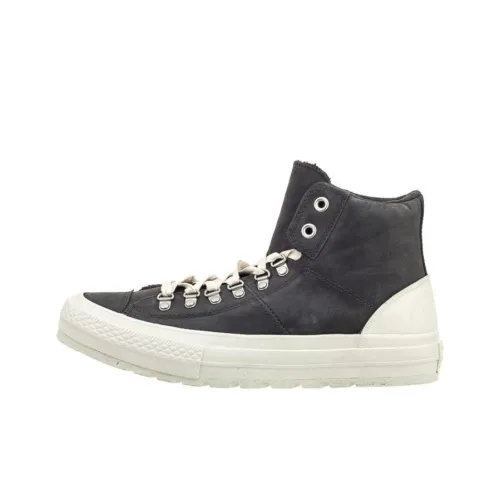 Конверс Slip Resistant Abrasion Resistant High Топ Скейтборд Кроссовки Мужские Черный Белый