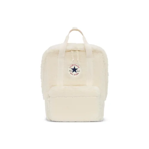Конверс Шерпа Рюкзак Маленький Унисекс Белый