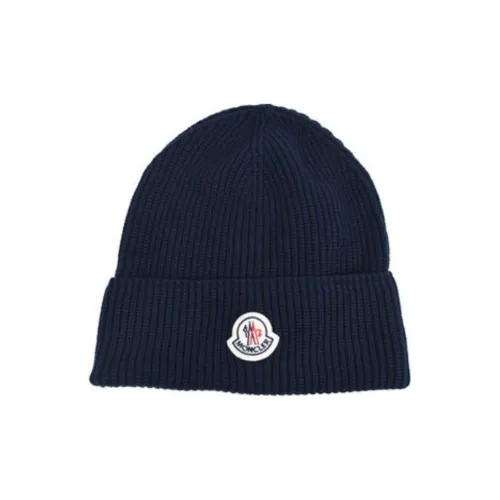 MONCLER Хлопок Шапки-бини Женские Морской синий