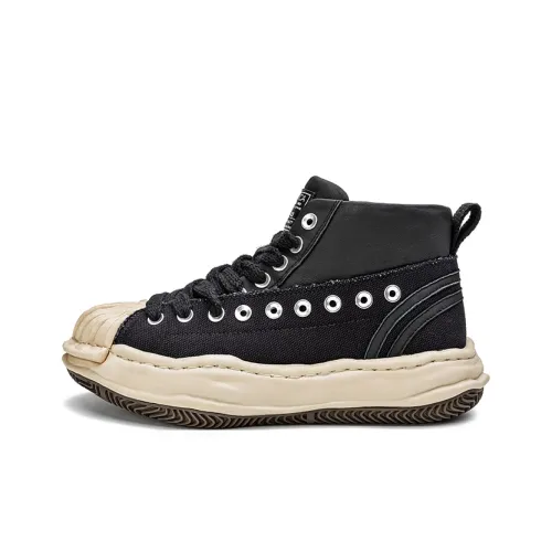 NAUTICA Устойчивый к истиранию визуально увеличивает рост MID Топ Повседневная обувь Мужская Черная