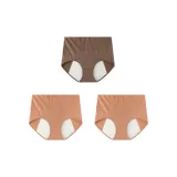 (Высокая посадка, 100% хлопок, противоударный) Мягкий Хурма*2+Коричневый Кофейный