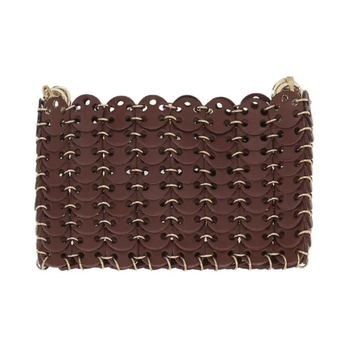 Paco Rabanne Сумка через плечо из телячьей кожи сумка на плечо женская коричневая