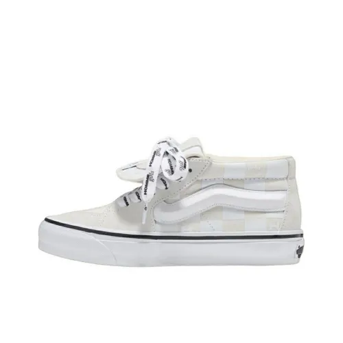 HOMMEGIRLS x VANS SK8 MID Топ Скейтборд Кроссовки Унисекс Белый