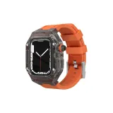 Прозрачный Черный+Оранжевый