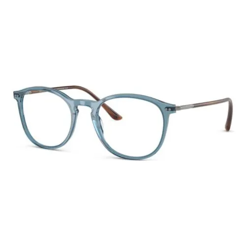 GIORGIO ARMANI Ацетат Круглые Оправы для очков Мужские Розовые и Синие
