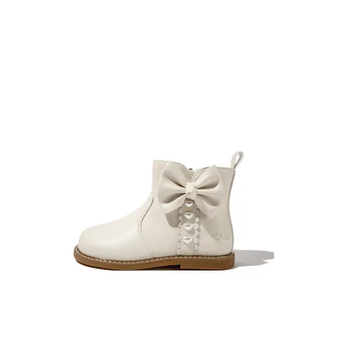 BELLE Детские кожаные сапоги High Top Бежевые Для дошкольников