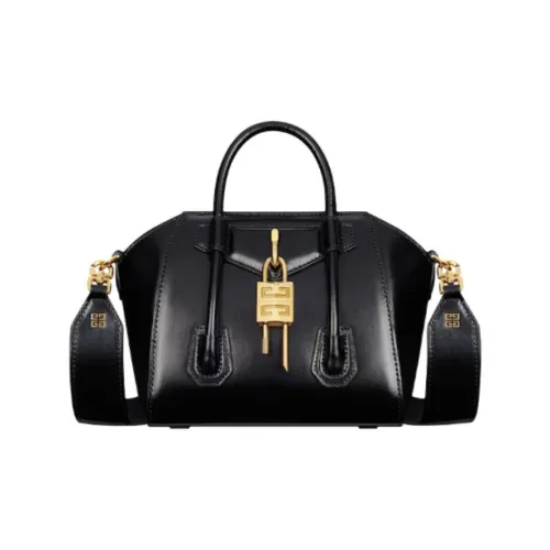 Givenchy Antigona Сумка через плечо из коровьей кожи мини-сумка для женщин черная