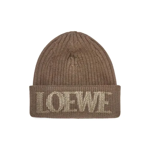 LOEWE Шерстяные шапки Женские Светло-коричневый
