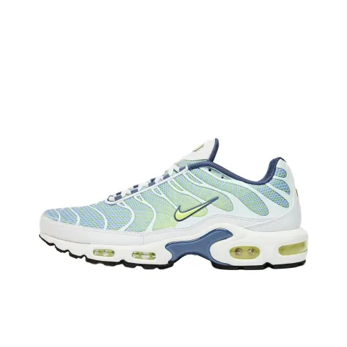 Nike Air Max Plus Low Топ Беговые кроссовки Унисекс Белый Синий