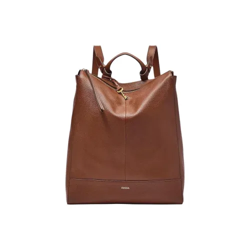 FOSSIL Кожа Рюкзак Женские Коричневый