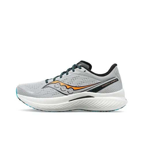 Saucony Endorphin Speed 3 противоскользящие устойчивые к истиранию низкий топ беговые кроссовки мужские серые