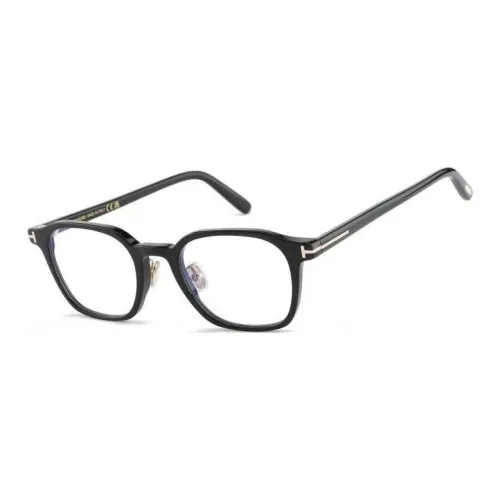 TF Пластиковая оправа Квадратные Оправы для очков Унисекс Черный